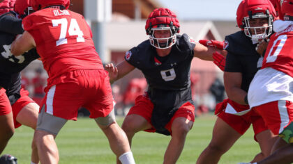 Utah Seeing Progress With Two-Way Players Lander Barton, Smith Snowden