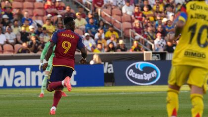 Stoppage Time Goal Keeps Real Salt Lake In Front Of Club América At The Half