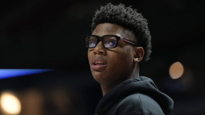Jazz Rookie Ace Bailey Links Up With Allen Iverson In Las Vegas