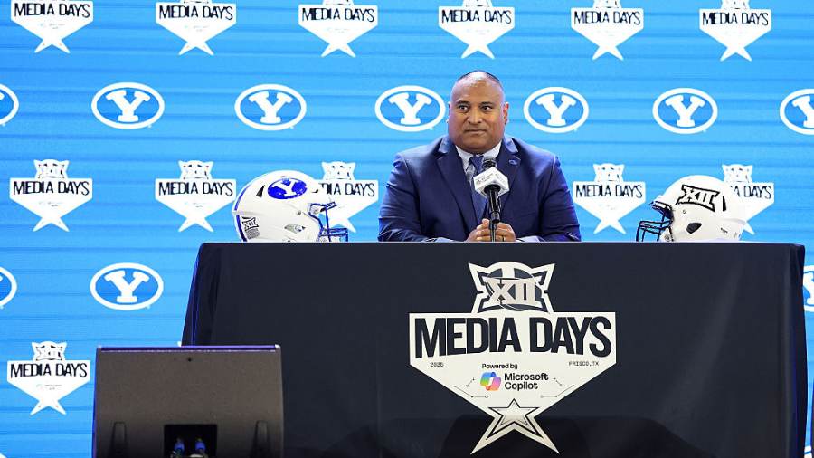 BYU Football, Kalani Sitake, Big 12 Media Day, 2025 Season...