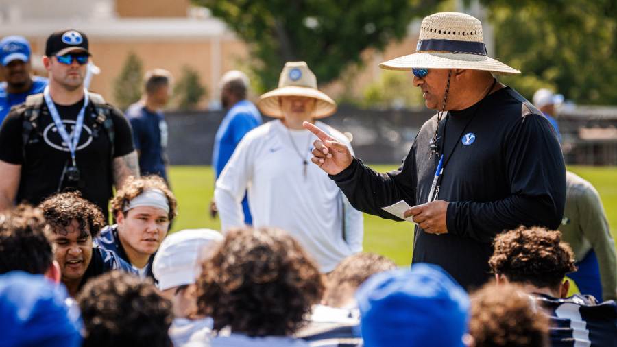 BYU Football, Kalani Sitake, Fall Camp, Day 1...