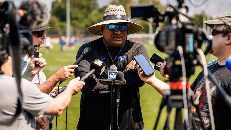 Kalani Sitake, BYU Football, Press Conference, Portland State Week...