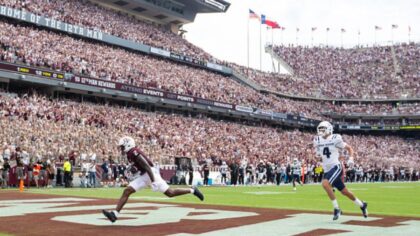 Texas A&M Races Past Utah State Football