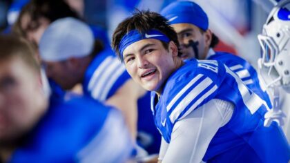 Bear Bachmeier Nears BYU True Freshman QB Rushing Record