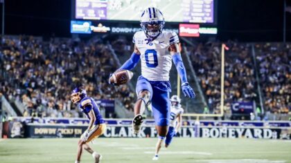 Evan Johnson Gives BYU Halftime Momentum With Pick-Six