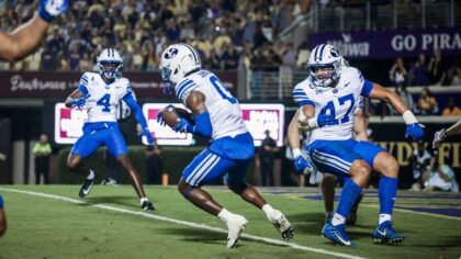 BYU DB Ends ECU Drive With End Zone Interception