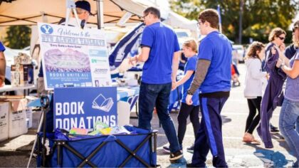 BYU 'COUGS CARE' Supports Families & Communities In Road Football Cities