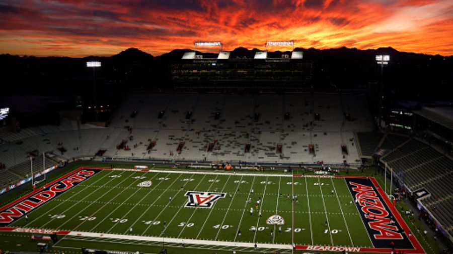Arizona Stadium, home of the Arizona Wildcats will host No. 18 BYU football...