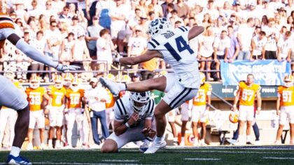USU Kicker Tanner Rinker Earns MW Special Teams Player Of The Week