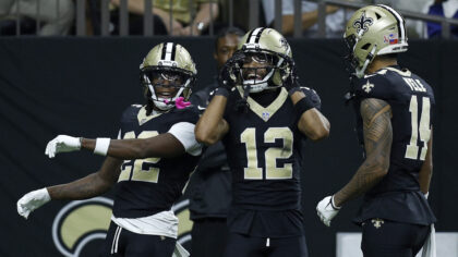 Devaughn Vele Pulls In First Touchdown With New Orleans Saints