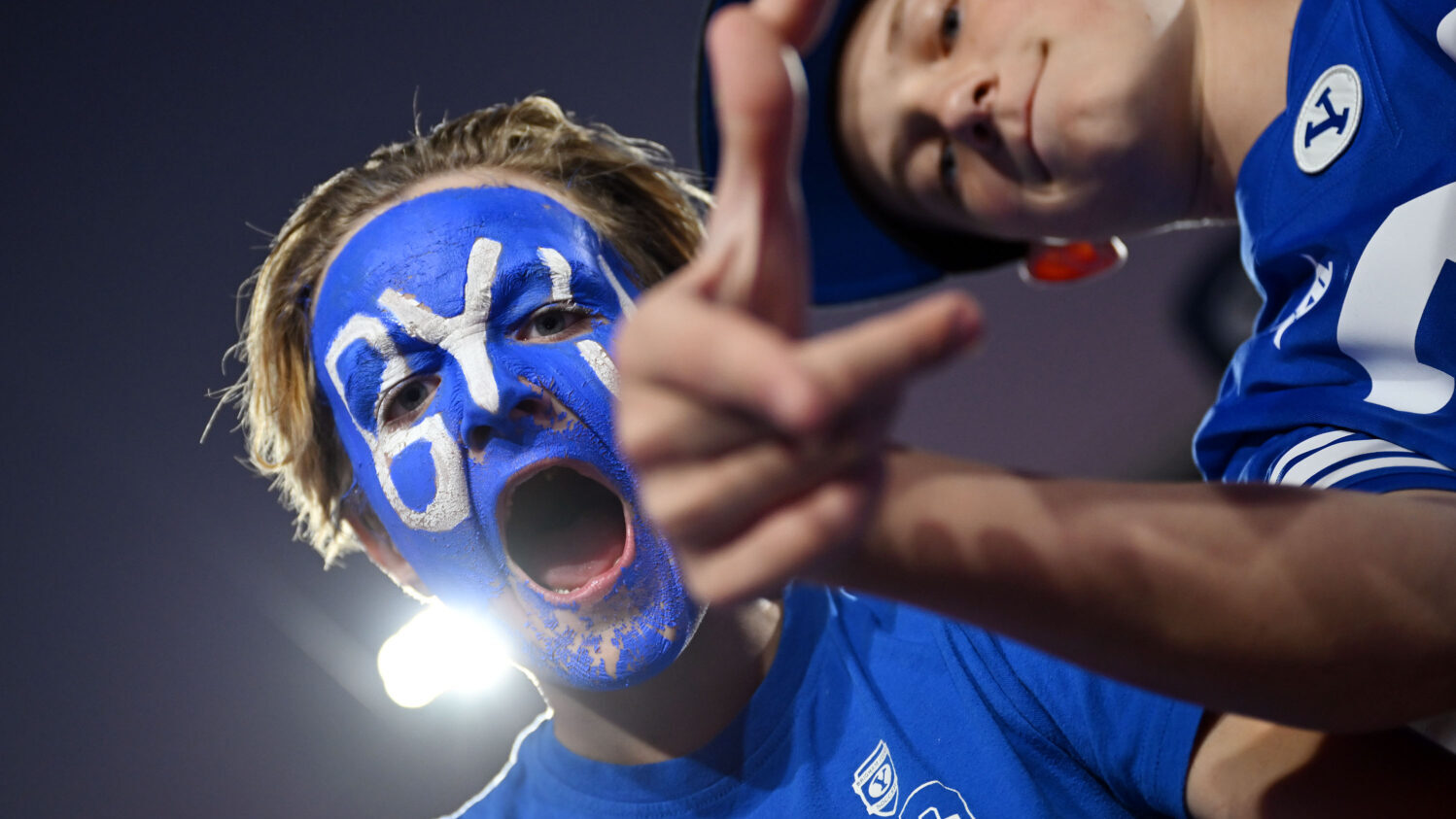 Fans react Holy War BYU Utah Football...