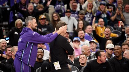 Kevin Love Covers Jazz Coach Will Hardy's Ears To Mute Fan Chant
