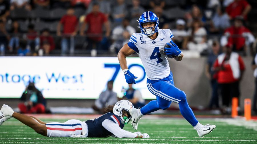 BYU football beats Arizona 33-27...