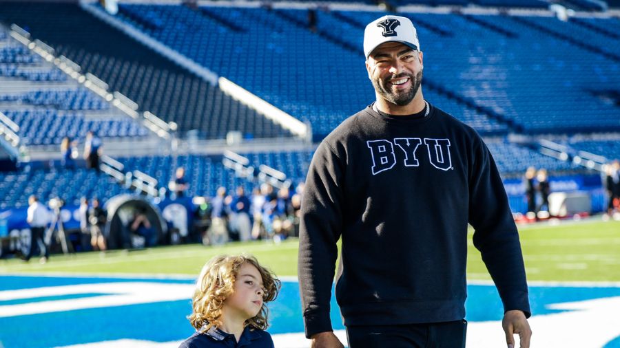 Kyle Van Noy at BYU vs. Utah Holy War...