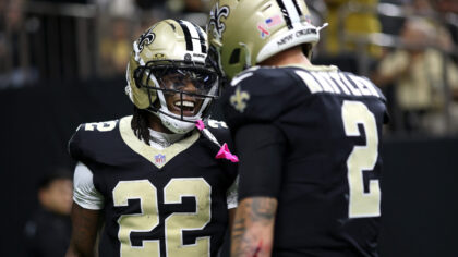 Rashid Shaheed Reaches Unseen Speeds On 87-Yard TD Catch Against Giants