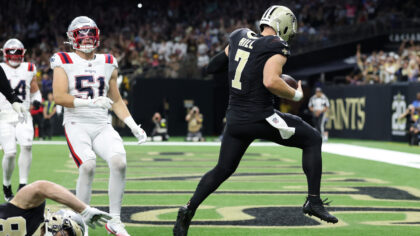 Taysom Hill Punches In First Touchdown Of Season Against New England