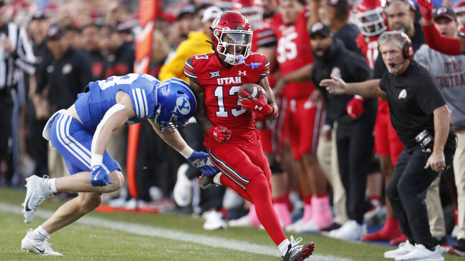 Daniel Bray Utah BYU Holy War touchdown...