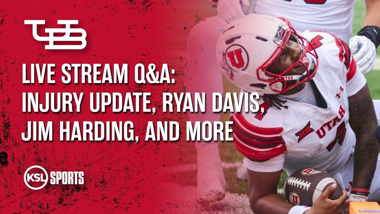 Video: Live Stream Q&A: Utah Football Injury Update, Ryan Davis, Jim ...