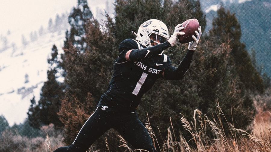 Utah State football dark mode...