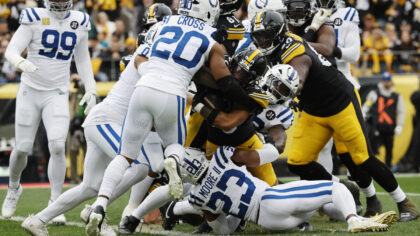 Former East RB Jaylen Warren Punches In Two TDs Against Colts