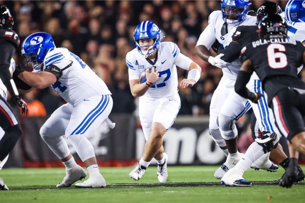 Bear Bachmeier BYU football vs. Cincinnati...