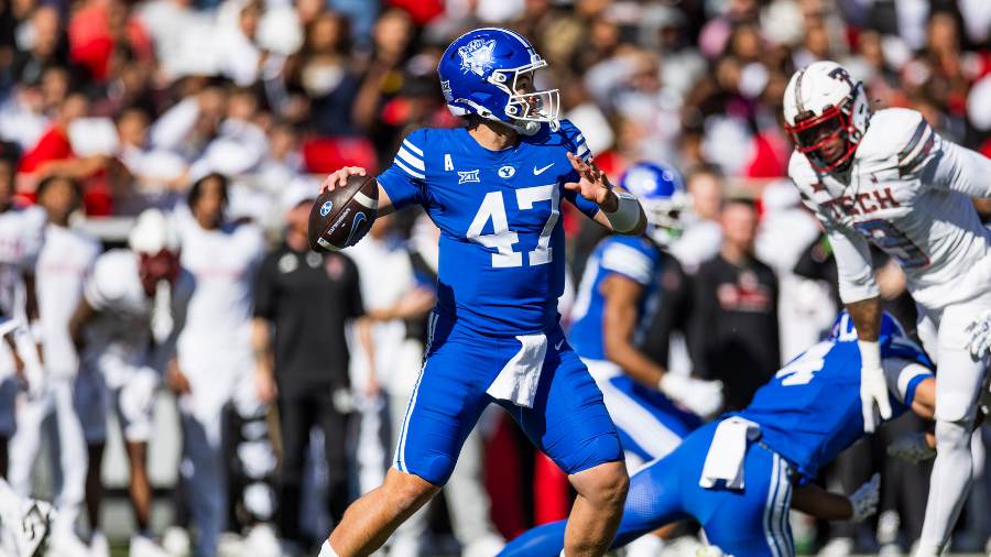 BYU Football, Big 12 Championship Game, Bear Bachmeier, Texas Tech...