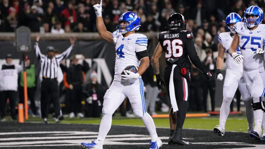 LJ Martin, BYU Football, Rushing Yards...