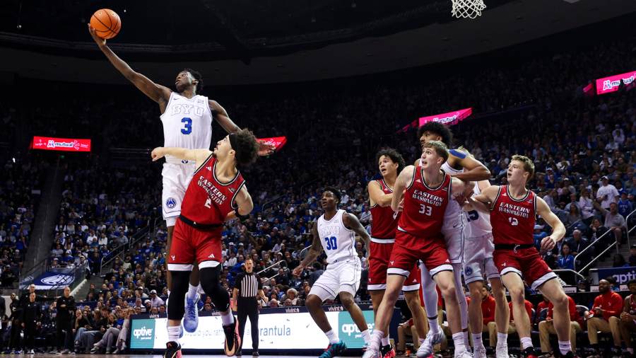 AJ Dybantsa, BYU Basketball, Triple Double, Eastern Washington...