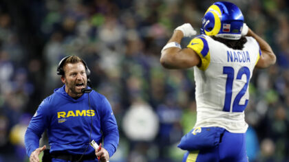 Puka Nacua Hauls In Big Touchdown Catch In NFC Championship
