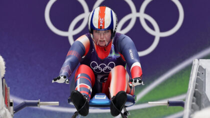 Ashley Farquharson Starts Strong, Looks For Medal In Luge Singles