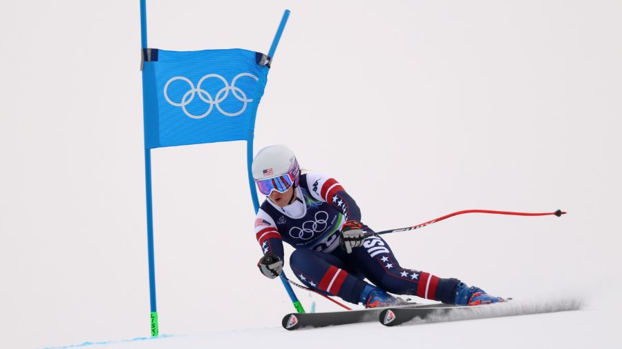 Jacqueline Wiles of Team United States women's super-g...