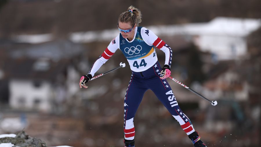 Jessie Diggins of Team United States...