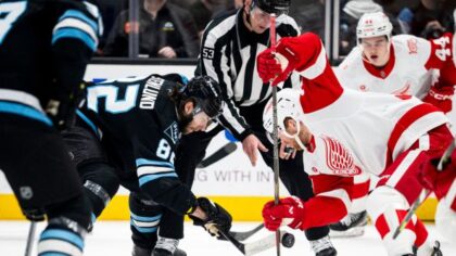Karel Vejmelka Stands Tall As Utah Mammoth Ground Red Wings