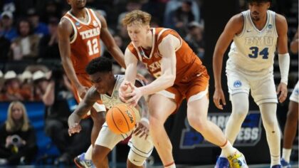 6-seed BYU upset by 11-seed Texas in first round of NCAA Tournament