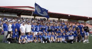 No. 2 BYU upset No. 1 Utah Valley 11-10 in the Rocky Mountain Lacrosse Conference title game, handing the Wolverines their first loss of the season, Saturday, April 25, 2026 at Zions Bank Stadium in Herriman, Utah.