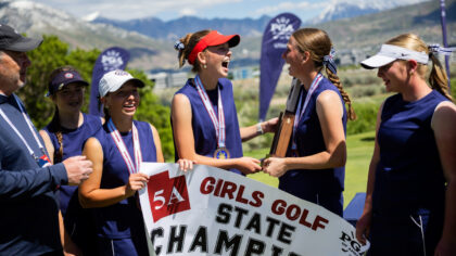 High school girls golf: Depth carries Woods Cross to repeat 5A title; Lone Peak wins 5th in a row