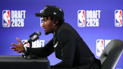 Darryn Peterson, Utah Jazz all smiles on draft night