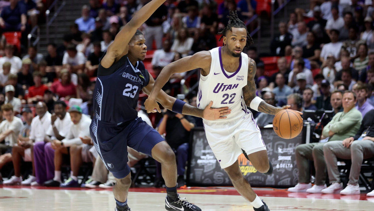 Darryn Peterson Utah Jazz Memphis Grizzlies Salt Lake City Summer League...