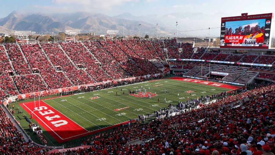 Rice-Eccles Stadium Utah Utes vs. Utah State Aggies...
