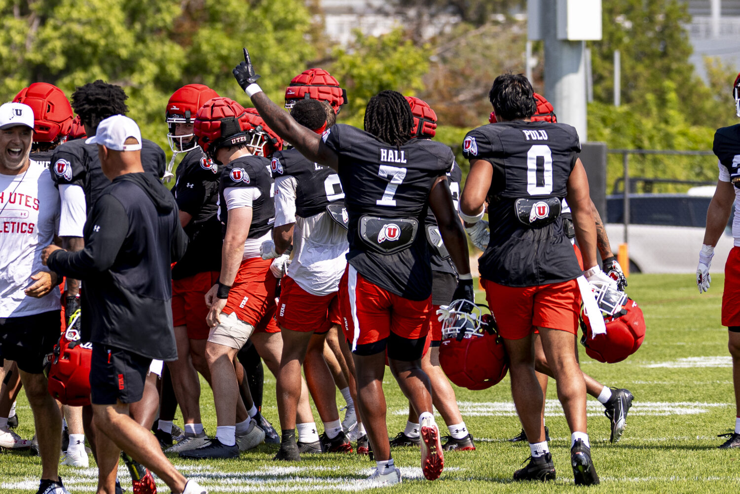 Utah defense at fall camp....