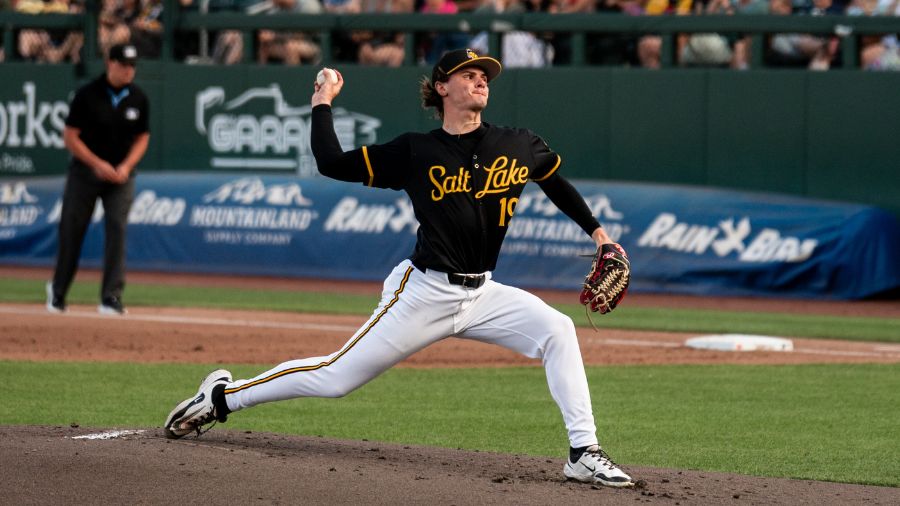 George Klassen Salt Lake Beesw (Los Angeles Angels)...