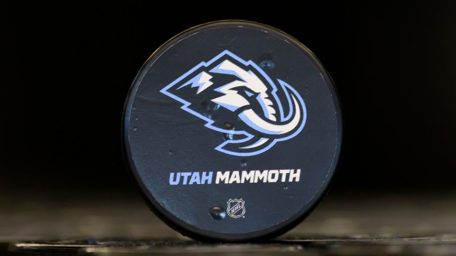 Utah Mammoth puck....