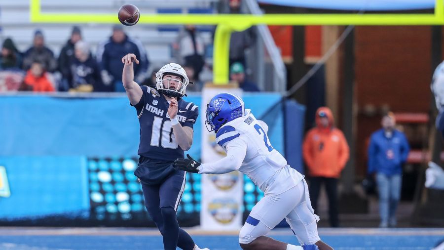 Utah State 2026 quarterback room...