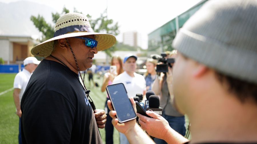 BYU football, Kalani Sitake, Fall Camp, 2026, day one...