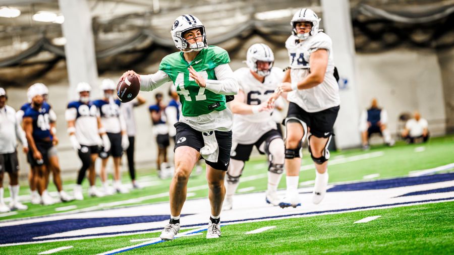 BYU football roster, fall camp, 2026 season, Bear Bachmeier...