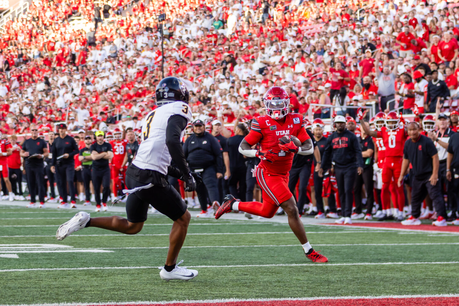 Idaho Vandals vs. Utah Utes at Rice-Eccles Stadium in Salt Lake City, Utah on 9 3, 2026. (Photo: Jo...
