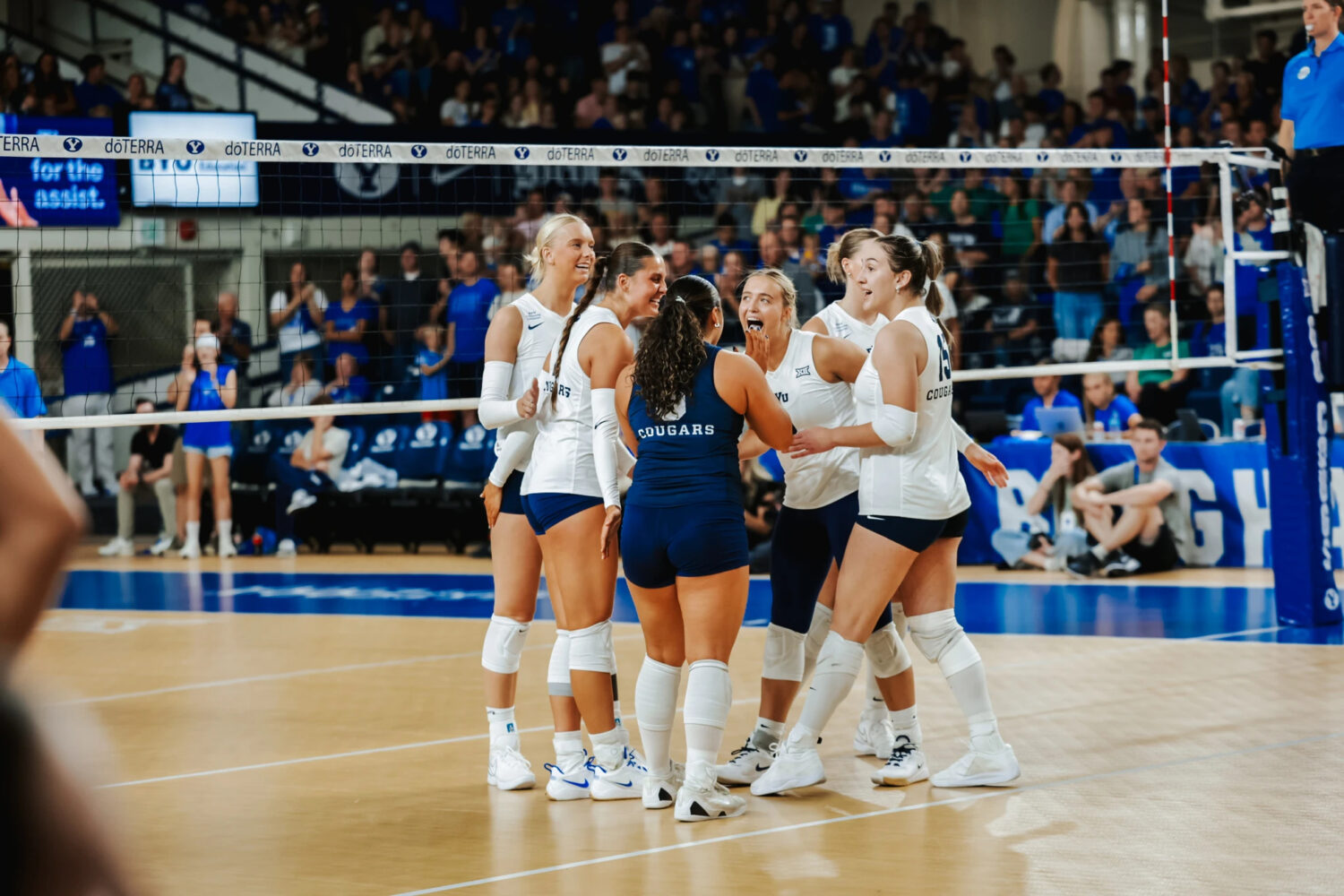 No. 24 BYU cruised to a 25-11, 25-9, 25-16 win over Utah Valley in straight sets, Tuesday, Sept. 15...