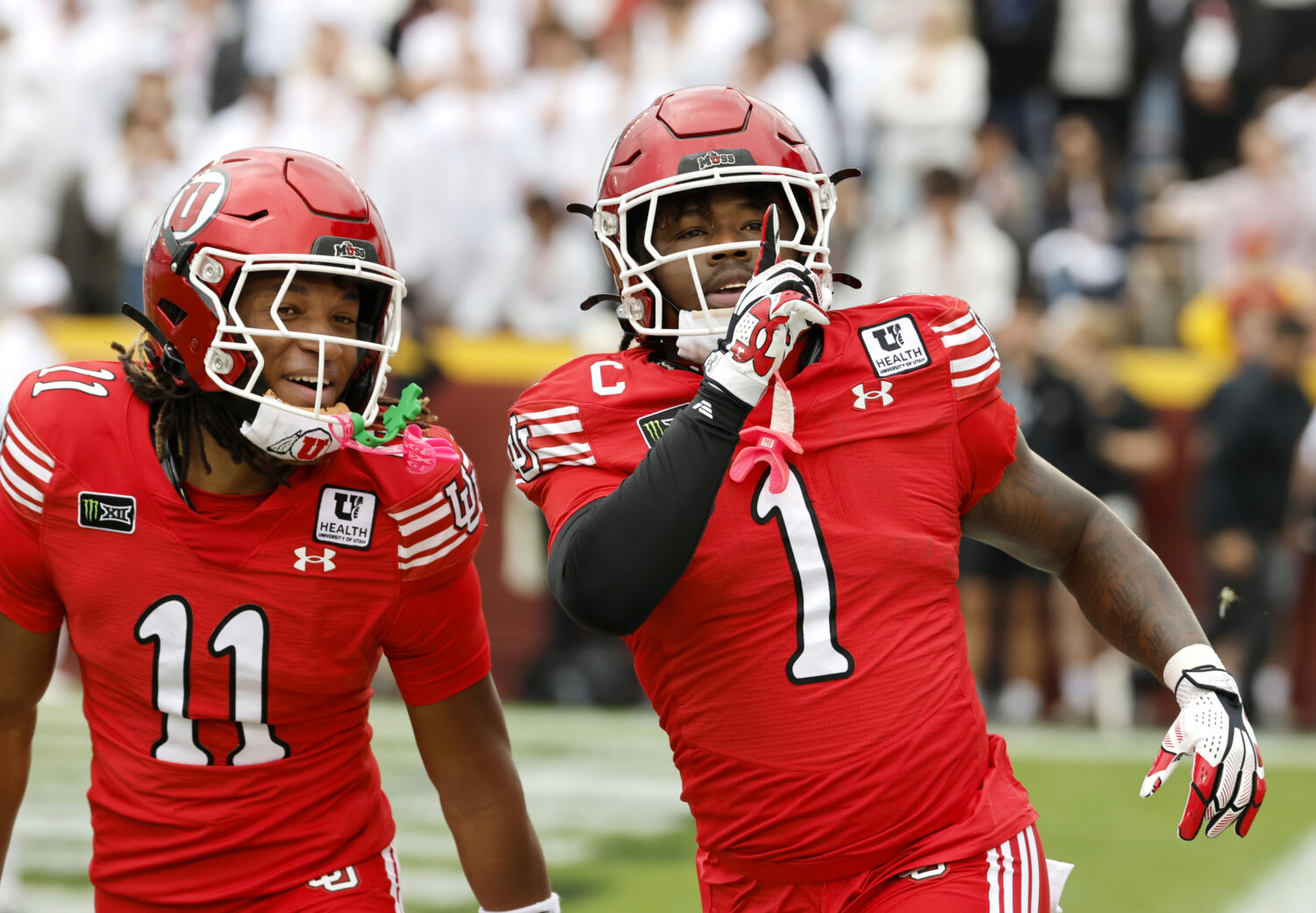Utah's Wayshawn Parker wins Big 12 Offensive Player of the Week after performance against Iowa Stat...