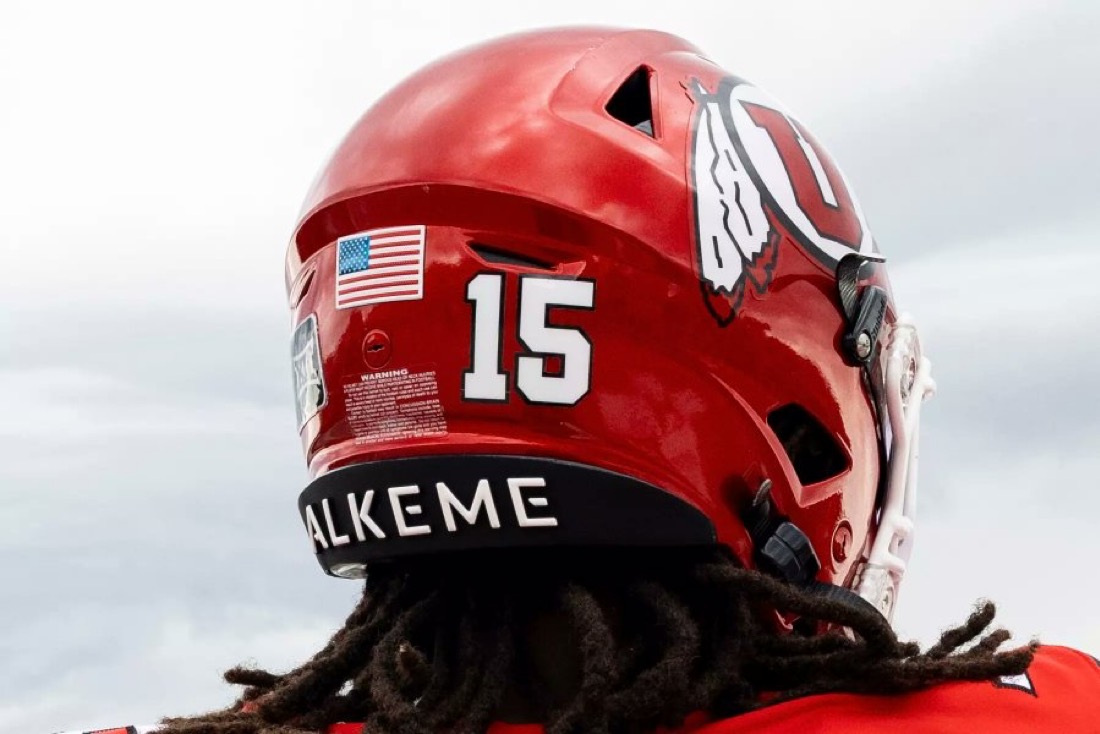 Utah adds ALKEME Insurance sponsorship to helmet bumpers