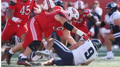 Utah State shut out 33-0 at No. 17 Utah as offense sputters again